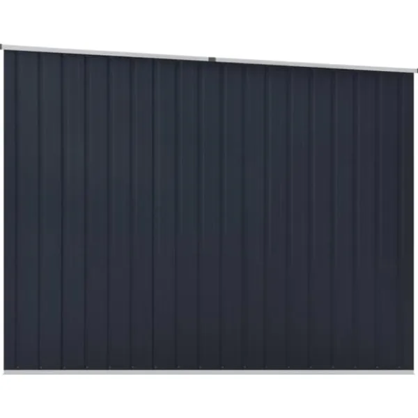 New Skure & Redskabsskure - Living haveskur 195x198x159 cm galvaniseret stål antracitgrå Skure, Garager & Carports