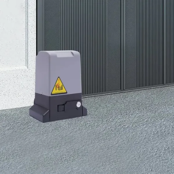 Skydeportåbner - Portmotor - Effekt 750 W - Helkobbermotor - Omdrejninger 1400 o/min - Fjernbetjening & Nøgler - Grå Skure, Garager & Carports