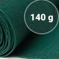 New Skyggenet 1,5x25m 140g/m2 + 50 klemmer grønne Haveduge