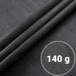 Best Skyggenet 1,5x50m 140g/m2 + 50 klemmer grå Haveduge