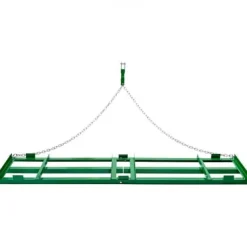 Hot Slæbeharve, 243,5x50x10 cm, Heavy Duty, Plæneafretter, Metal Haveværktøj