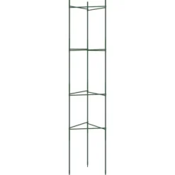 Krukker & Plantebeholdere^Slidstærkt espalier til tomater - Justerbart 2 stk. | Stål & PP | Højde: 154 cm