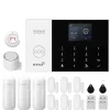 Outlet Smart Alarm System, Mobil Kontrol, Bevægelsesdetekteringssensorer,D, EU-stik Hjemmealarmsystemer