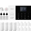 Sale Smart Alarm System, Mobil Kontrol, Bevægelsesdetekteringssensorer,EU-stik, E Hjemmealarmsystemer