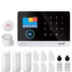 Clearance Smart Alarm System, Multi-Channel Alerts, Nem Installation,D, EU stik Hjemmealarmsystemer
