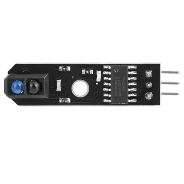 Sensorer Til Sikkerhedssystemer^Smart Car Infrared Reflection Tracking Sensor Module - 3st (svart/vit linjedetektion, 1-kanal)