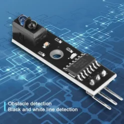 Sensorer Til Sikkerhedssystemer^Smart Car Infrared Reflection Tracking Sensor Module - 3st (svart/vit linjedetektion, 1-kanal)