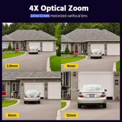 Clearance Smart Dual Light Varifocal Bullet Kamera, 4K Opløsning, Bevægelsesregistrering Sikkerhedsmonitorer & Videokameraer