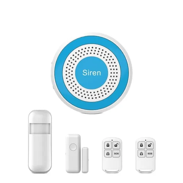 Hjemmealarmsystemer^Smart Hjem Sikkerhedssystem, Trådløs Forbindelse, APP Kontrol,A-EU
