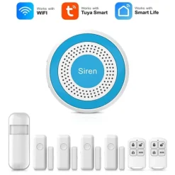 Hjemmealarmsystemer^Smart Hjem Sikkerhedssystem, Trådløs Forbindelse, APP Kontrol,G-EU