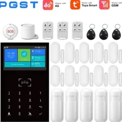 Outlet Smart Home Alarm System, App Kontrol, 99 Zone Support,4G-F, EU stik Hjemmealarmsystemer