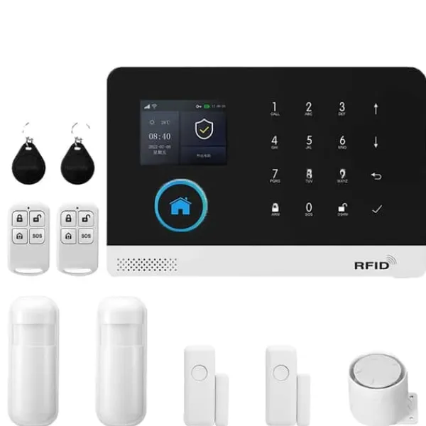 Outlet Smart Home Alarm System, Trådløs Forbindelse, Kompatibel med Smart Life,B-2G, EU stik Hjemmealarmsystemer