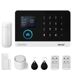 Hot Smart Home Alarm System, Trådløs Kontrol, Multi-Sensor Understøttelse,4G-A-EU Hjemmealarmsystemer