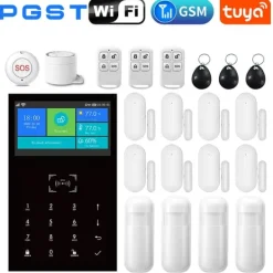Outlet Smart Home Alarm System, Trådløs Kontrol, Multi-Zone Dækning,E-2G, EU stik Hjemmealarmsystemer