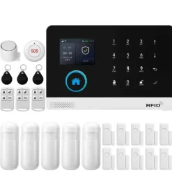 Hjemmealarmsystemer^Smart Home Alarm System, Trådløs Kontrol, Multi-Sensor Understøttelse,4G-F-EU