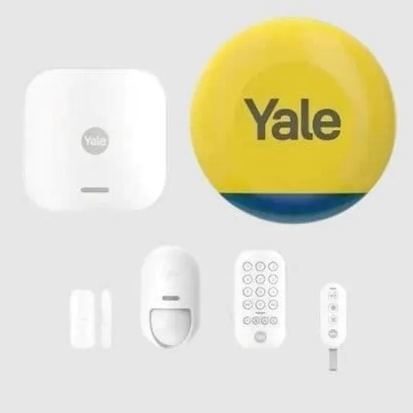Hjemmealarmsystemer^Smart larmkit + utomhussiren - Ansluten - YALE - 4 tillbehör
