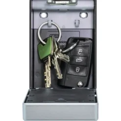 Pengeskabe^Smart nyckellåda - ABUS - 787 Smart-BT KeyGarage B - Öppnas med smartphone - Förvaring för 20 nycklar - IP54