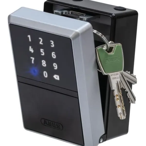 Pengeskabe^Smart nyckellåda - ABUS - 787 Smart-BT KeyGarage B - Öppnas med smartphone - Förvaring för 20 nycklar - IP54