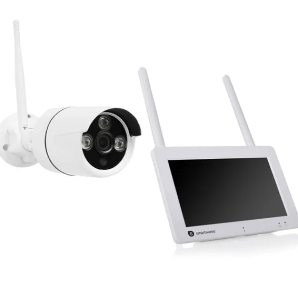 Sale Smartwares Trådlös övervakningskamera 1080p 7 skärm + app Sikkerhedsmonitorer & Videokameraer