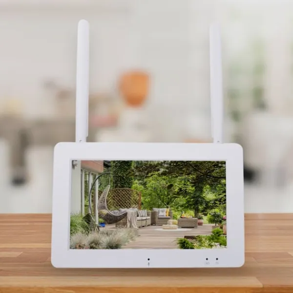 Sale Smartwares Trådlös övervakningskamera 1080p 7 skärm + app Sikkerhedsmonitorer & Videokameraer
