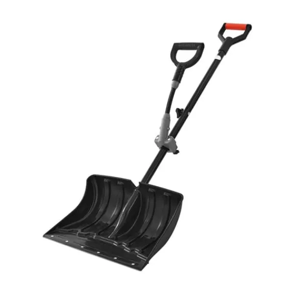 Outlet Sneskovl til indkørsel - Sneplov - 45,5 cm Bredde - D-formet Håndtag - Skridsikkert Greb - Stor Kapacitet - Let Vægt Snerydning