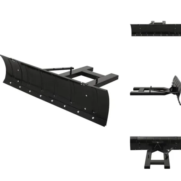 Snerydning^Sneskovle - Living sneplov til gaffeltruck 150x38 cm sort