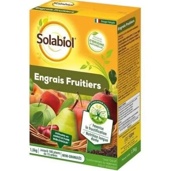 Gødningsmidler^SOLABIOL SOFRUY15 Frugtgødning - 1,5 kg