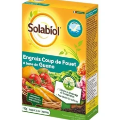 Clearance SOLABIOL SOGUA750N SOGUA750N - Guano-baseret Boost-gødning - Stimulerer vegetationsopstart, Gul Gødningsmidler
