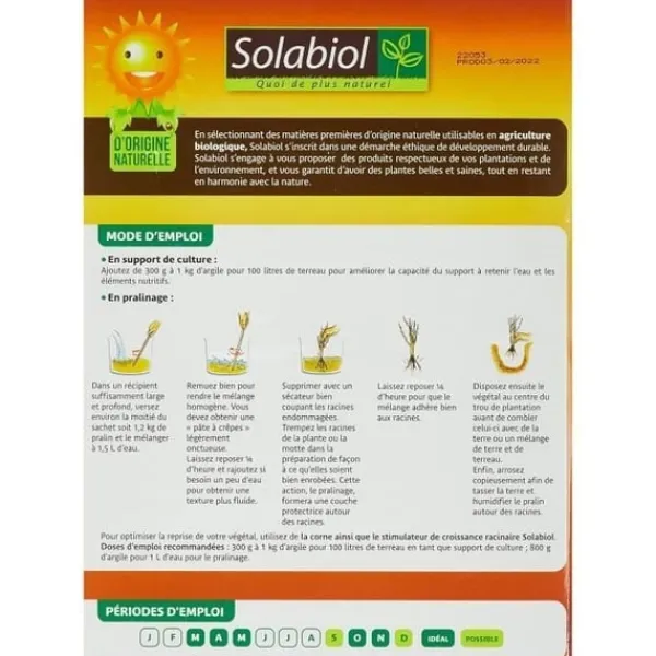 Hot Solabiol SOPRAL3 Praline med grøn ler - Op til 3 l - 2,4 kg Jord & Sand