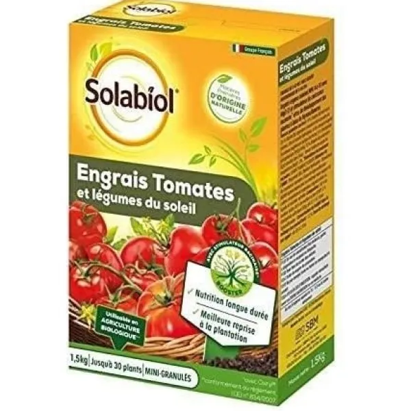 Gødningsmidler^SOLABIOL SOTOMY15 Tomat- og frugt- og grøntsagsgødning - 1,5 kg