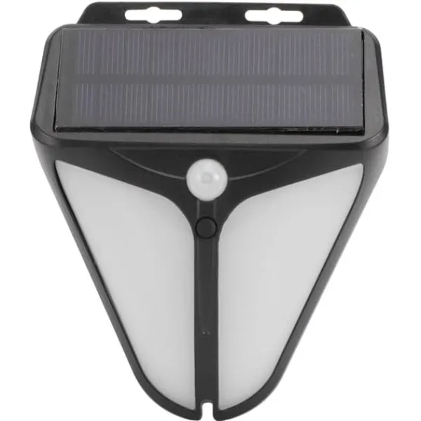 Discount Solar Alarm Lampe Vandtæt Menneskekrops Induktionslys til Udendørs Have Gård Lagerhegn Sikkerhedslamper