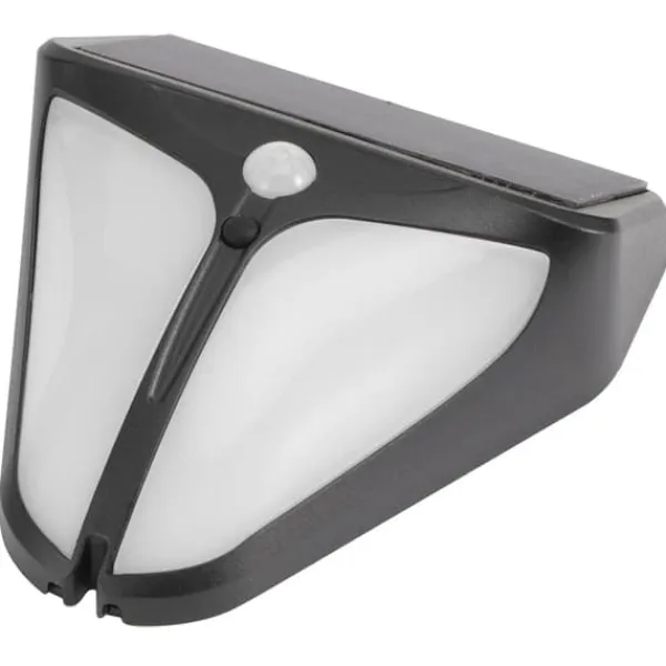 Discount Solar Alarm Lampe Vandtæt Menneskekrops Induktionslys til Udendørs Have Gård Lagerhegn Sikkerhedslamper