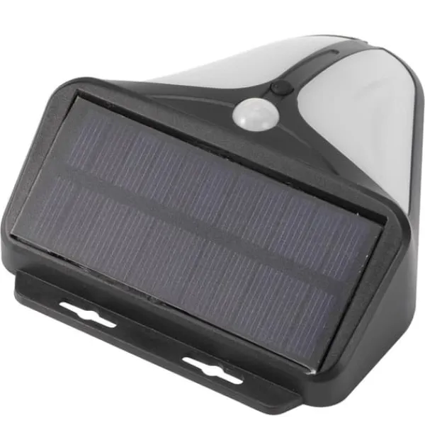 Discount Solar Alarm Lampe Vandtæt Menneskekrops Induktionslys til Udendørs Have Gård Lagerhegn Sikkerhedslamper