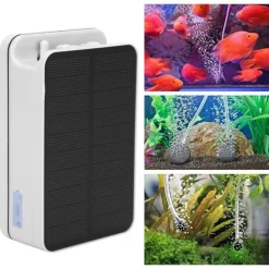 Best Solar Dampumpe Bærbar 2200mAh Stor Kapacitet Batteri Overopladningsbeskyttelse Luftpumpe Springvand & Damme