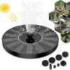 Sale Solar Fountain - Solar Powered Fountain til Fuglebad 16cm Springvand & Damme