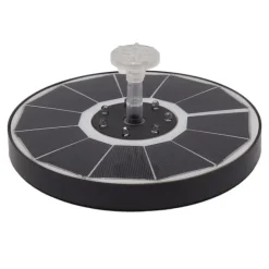Hot Solar Fountain Light med 8 dyser 3,5W 900mAh Farverig Kraftfuld Solar Fuglebadefontæner til Fuglebad Have Gennemsigtigt mundstykke Springvand & Damme