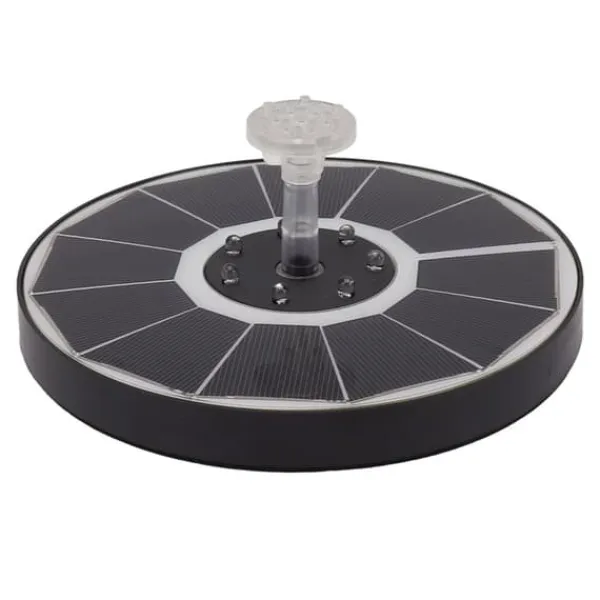 Hot Solar Fountain Light med 8 dyser 3,5W 900mAh Farverig Kraftfuld Solar Fuglebadefontæner til Fuglebad Have Gennemsigtigt mundstykke Springvand & Damme