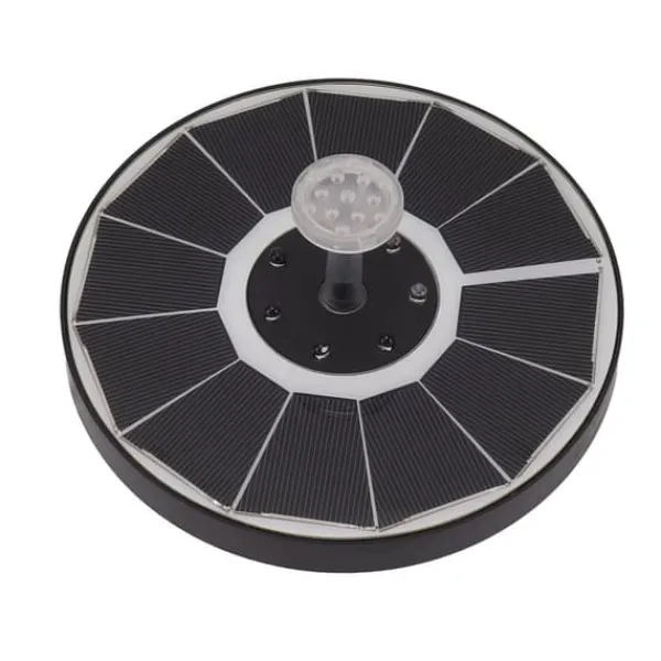 Hot Solar Fountain Light med 8 dyser 3,5W 900mAh Farverig Kraftfuld Solar Fuglebadefontæner til Fuglebad Have Gennemsigtigt mundstykke Springvand & Damme