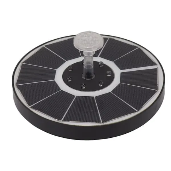 Hot Solar Fountain Light med 8 dyser 3,5W 900mAh Farverig Kraftfuld Solar Fuglebadefontæner til Fuglebad Have Gennemsigtigt mundstykke Springvand & Damme