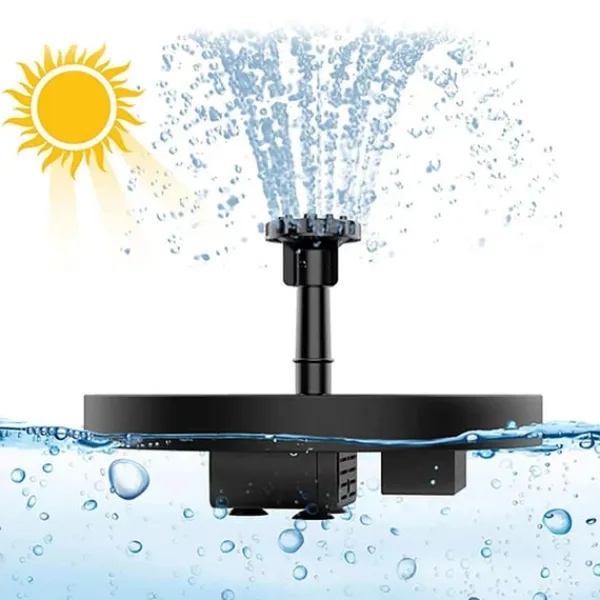 Best Solar Fountain Vandfontæne (uden batteri) Model 2 Springvand & Damme