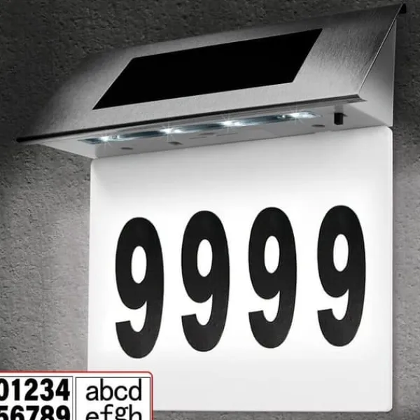 Hot SOLAR HJEM NUMMER TUTUMI GA1049B Adresseskilte & Husnumre