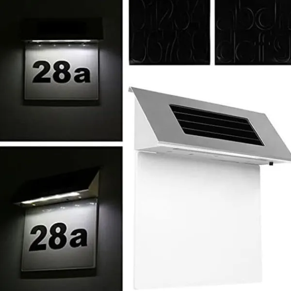 Hot SOLAR HJEM NUMMER TUTUMI GA1049B Adresseskilte & Husnumre
