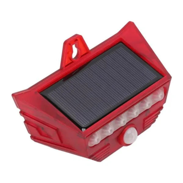 Sikkerhedslamper^Solar Motion Sensor Alarm Sirene med fjernbetjening til udendørs gårdhave