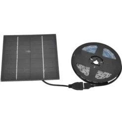 Havedekorationer^Solar Plant Grow Light Strip Miljövänlig 5W LED Högt ljusflöde Främja tillväxt Solar LED Grow Light Strips 3 Meter / 3,3yd