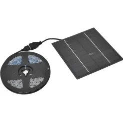 Havedekorationer^Solar Plant Grow Light Strip Miljövänlig 5W LED Högt ljusflöde Främja tillväxt Solar LED Grow Light Strips 3 Meter / 3,3yd