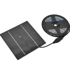 Havedekorationer^Solar Plant Grow Light Strip Miljövänlig 5W LED Högt ljusflöde Främja tillväxt Solar LED Grow Light Strips 3 Meter / 3,3yd
