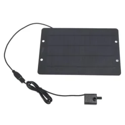 Springvand & Damme^Solar vand springvand pumpe sæt 6V 10W USB sol vand springvand vandpumpe til fuglebad have baggård pool
