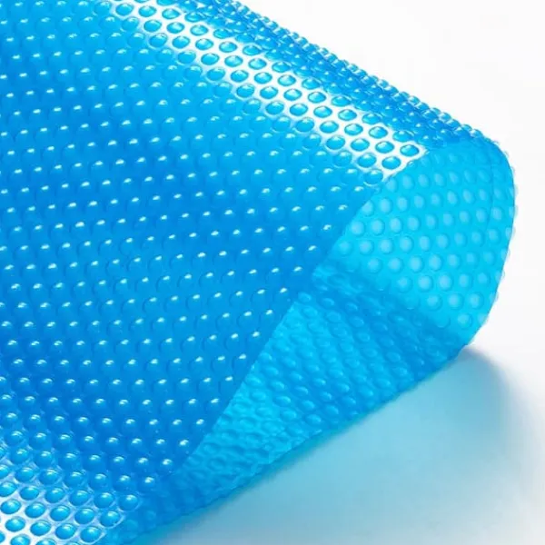 Solartæppe til swimmingpool, 24 x 12 ft rektangel, til både nedgravede og overjordiske pools, 16 mil blåt solar cover, energieffektiv opvarmning Pool- & Spatilbehør