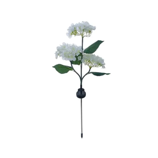 Havedekorationer^Solcelleblomst LED 3000K - Hortensia