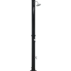 Discount Solcelledrevet udendørsbruser - 40 liter | Farve: Sort | Størrelse: 220 cm Spa & Udendørsbad